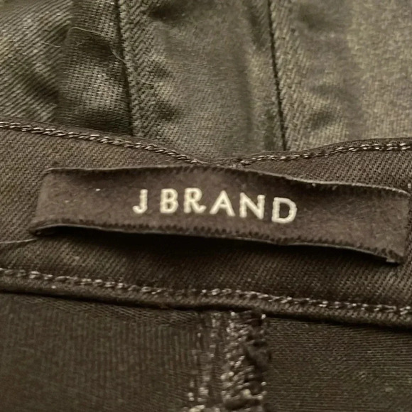 J Brand super skinny lacquer black size 28 - Picture 4 of 6